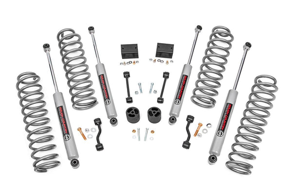 Rough Country - 2.5 Inch Lift Kit - Coils - Jeep Wrangler Unlimited 4WD (2018-2023)