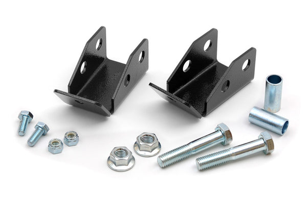 Rough Country - Shock Relocation Brackets - Rear - Jeep Wrangler TJ (97-06)/Wrangler Unlimited (04-06)