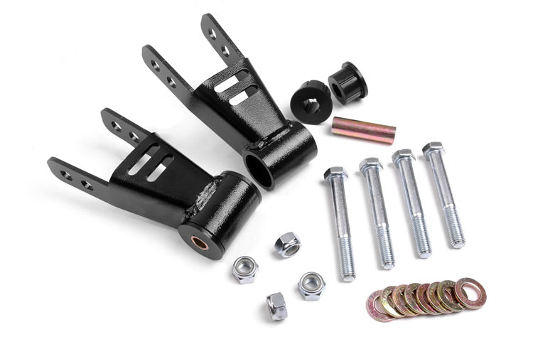 Rough Country - Lift Shackles - Rear - 1.5 Inch-2 Inch Lift - Jeep Cherokee XJ 2WD/4WD (84-01)