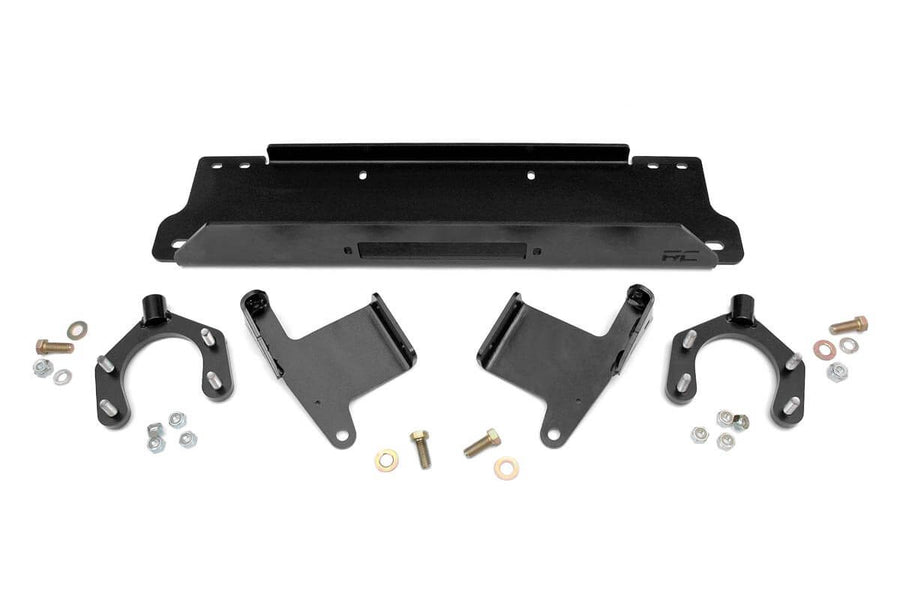 Rough Country - Winch Mounting Plate - Factory Bmpr - Jeep Wrangler JK/Wrangler Unlimited (07-18)