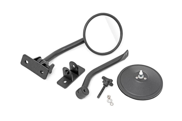 Rough Country - Round Trail Mirror - Jeep Wrangler JK/Wrangler Unlimited (2007-2018)