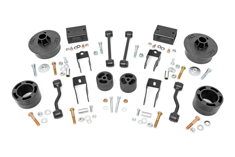 Rough Country - 2.5 Inch Lift Kit - Spacers - Jeep Wrangler JL (21-23)/Wrangler Unlimited (18-23)
