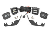 Rough Country - LED Light - Rear Mount - 2 In. Black Pair - Spot - Kawasaki Teryx 4 1000/Teryx 800
