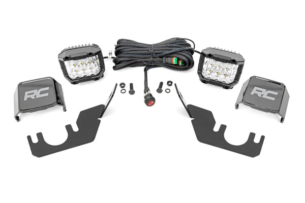 Rough Country - LED Light - Rear Mount - 3 In. OSRAM - Kawasaki Teryx 1000/Teryx 4 1000