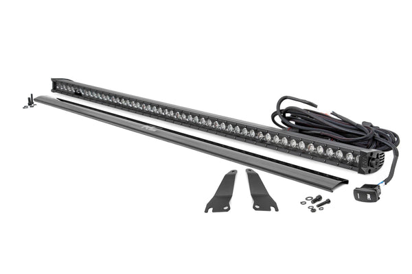 Rough Country - LED Light Kit - Cage Mount - 50 In. Black Single Row - Kawasaki Teryx 1000/Teryx 4 1000