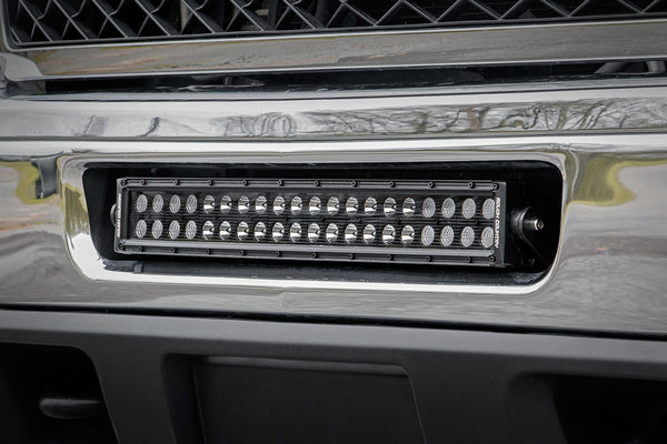 Rough Country - LED Light Mount - Bumper - 20 In. - Chevy Silverado 2500 HD 4WD (2011-2014)