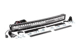 Rough Country - LED Light Kit - Behind Grille Mount - 30 In. Black Dual Row - White DRL - Chevy Silverado 1500 (14-15)