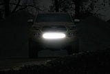Rough Country - LED Light Kit - Lower Grille Mount - 30 In. Black Single Row - White DRL - Toyota Tacoma (16-23)