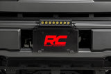 Rough Country - LED Light Kit - License Plate Mount - 8 In. Single Row Black Series