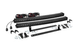 Rough Country - LED Light Kit - Grille Mount - Dual 30 In. Black Single Row - Ford F-150 (09-14)