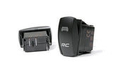 Rough Country - Rocker Switch - 2x1 With Logo - Blue Back Light