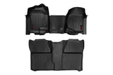Rough Country - Floor Mats - FR & RR - OV Hump - Crew - Chevy/GMC 1500/2500HD (07-14)