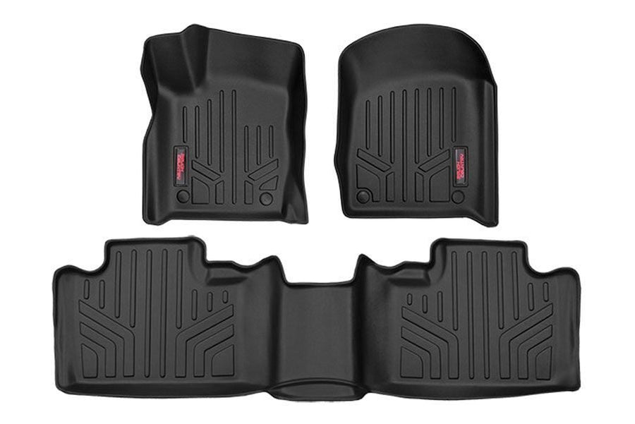 Rough Country - Floor Mats - Front And Rear - Jeep Grand Cherokee 2WD/4WD (2013-2020)