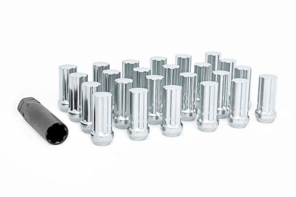 Rough Country - Lug Nut Set - M12x1.25 - 24 Qty - Chrome