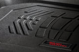 Rough Country - Sure-Fit Floor Mats - FR & RR - FR Over Hump - Crew - Chevy/GMC 1500/2500HD/3500HD (19-25)