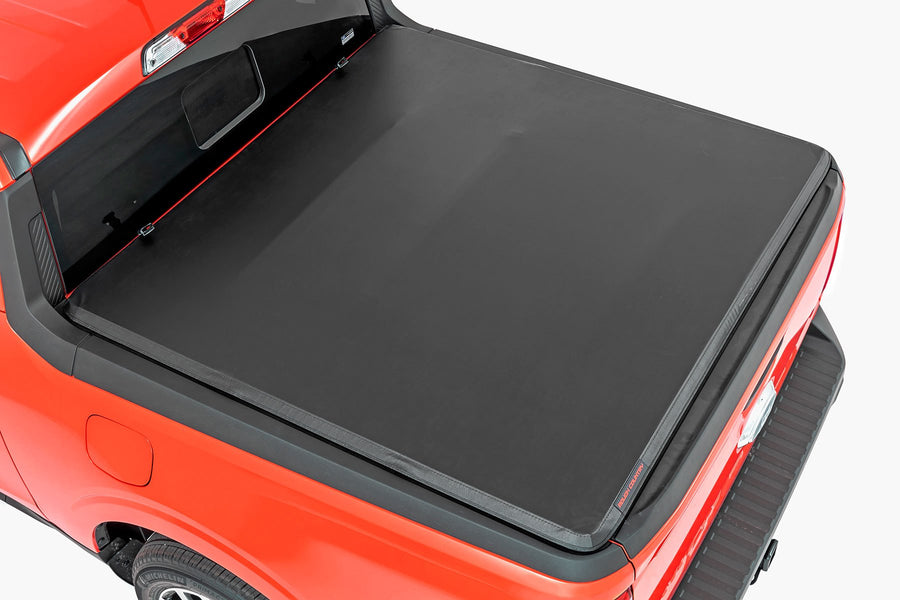 Rough Country - Soft Tri-Fold Bed Cover - 4'6 In. Bed - Ford Maverick 2WD/4WD (2022-2025)