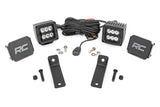 Rough Country - LED Light Kit - Rear Mount - 2 In. Black Pair - Flood - Can-Am Maverick Sport 1000R