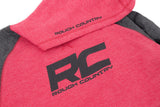 Rough Country - Rough Country Hoodie - Heater - Red/Gray - LG