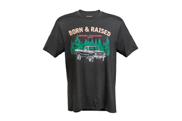 Rough Country - Rough Country T-Shirt - Born & Raised - Black - XL