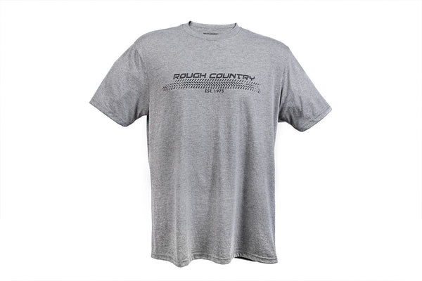 Rough Country - Rough Country T-Shirt - Horizontal Tread - Grey - XL