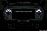 Rough Country - 20 Inch Black Series LED Light Bar - Dual Row - Amber DRL