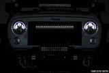 Rough Country - Mesh Grille - 30 In. Dual Row LED - Black - Amber DRL - Ram 1500 2WD/4WD (13-18 & Classic)