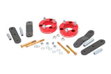 Rough Country - 2.5 Inch Leveling Kit - Red Spacers - Nissan Frontier (05-25)/Xterra (05-15)