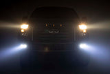 Rough Country - LED Light Kit - Fog Mount - Dual 2 In. Black Pairs - SAE - Ford F-150 (15-17)