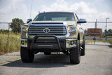 Rough Country - LED Light Kit - Hood Bulge - 40 In. White/Amber Strip - Toyota Tundra (14-21)