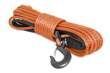 Rough Country - Synthetic Rope - 3/8 Inch - 85 Ft - Orange