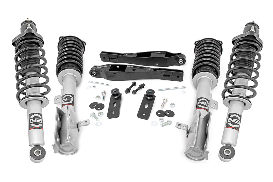 Rough Country - 2 Inch Lift Kit - N3 Struts - Jeep Compass (07-16)/Patriot (10-17)