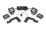 Rough Country - LED Light - Under Bed Mount - 2 In. Black Pair - Flood - Polaris XPEDITION ADV 5