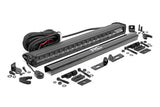 Rough Country - LED Light Kit - Bumper Mount - 20 In. Black Single Row - Ford Ranger (19-23)