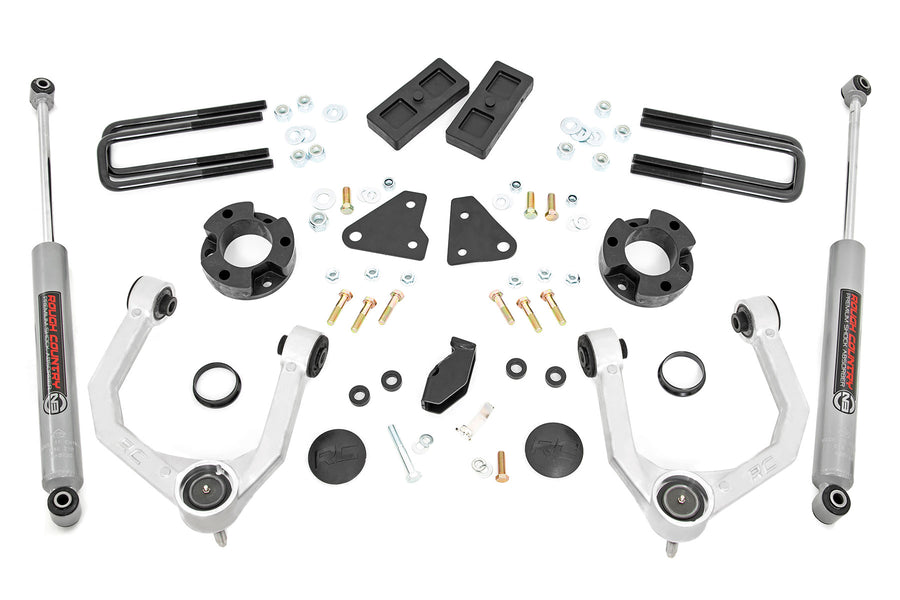 Rough Country - 3.5 Inch Lift Kit - N3 - Ford Ranger 4WD (2019-2023)