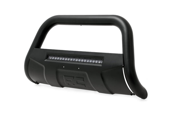 Rough Country - Black LED Bull Bar - Chevy Silverado 1500 2WD/4WD (2019-2022)