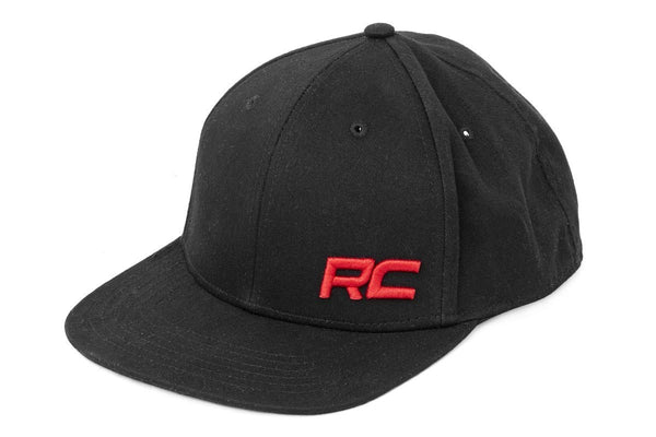 Rough Country - Rough Country Hat - Flat Bill - Red Logo - Black