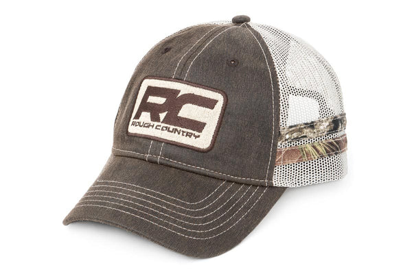 Rough Country - Rough Country Hat - Mesh - Rough Country Patch - Brown/Camo