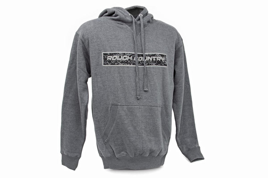 Rough Country - Rough Country Hoodie - Digital - Grey - LG