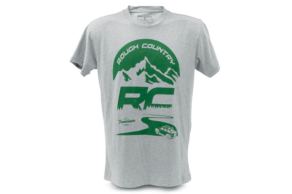 Rough Country - Rough Country T-Shirt - RC Mountains - HEATHER GRAY - 2XL