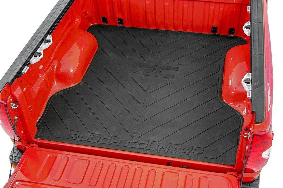 Rough Country - Bed Mat - 6' Bed - RC Logo - Ford Ranger 2WD/4WD (2019-2025)