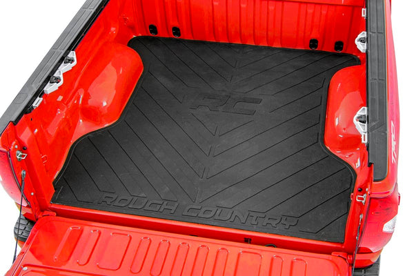Rough Country - Bed Mat - 5'10 In. Bed - RC Logo - Chevy/GMC Sierra/Silverado 1500 (19-25)