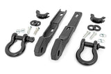 Rough Country - Tow Hook Brackets - D-Ring Combo - Nissan Titan 2WD/4WD (2017-2024)