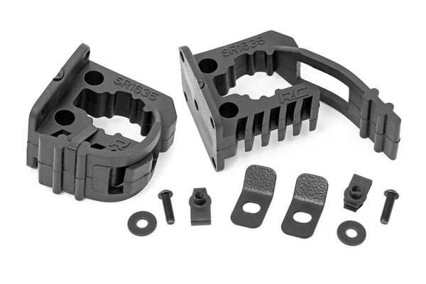 Rough Country - Rubber Molle Panel Clamp Kit - Universal - 5/8 In. - 1 3/8 In. - 2-Clamps