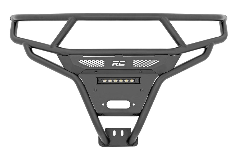 Rough Country - Tubular Bumper - Front - Black Series LED - 6 In. Light - Slim Line - Polaris RZR XP 1000
