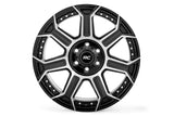 Rough Country - Rough Country 89 Series Wheel/One-Piece/Black Machined Gunmetal/20x9/6x5.5/+18mm