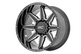 Rough Country - Rough Country 91M Series Wheel/One-Piece/Gloss Black/20x12/8x180/-44mm