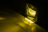 Rough Country - 2 Inch Black Series LED Light Pods - SAE Fog - Yellow