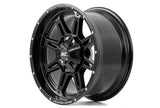 Rough Country - Rough Country 94 Series Wheel/One-Piece/Matte Black/20x10/5x5.0/5x4.5/-18mm