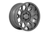 Rough Country - Rough Country 77 Series Wheel/One-Piece/Gunmetal Gray/20x9/6x5.5/0mm