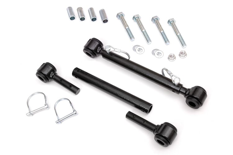 Rough Country - Quick Disconnect Sway Links - Rear - 4-6 Inch Lift - Jeep Wrangler TJ (97-06)